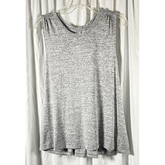 GAP Slub Swing Tank Top Gray S athleisure loungewear minimalist 88-29 - Picture 11 of 13